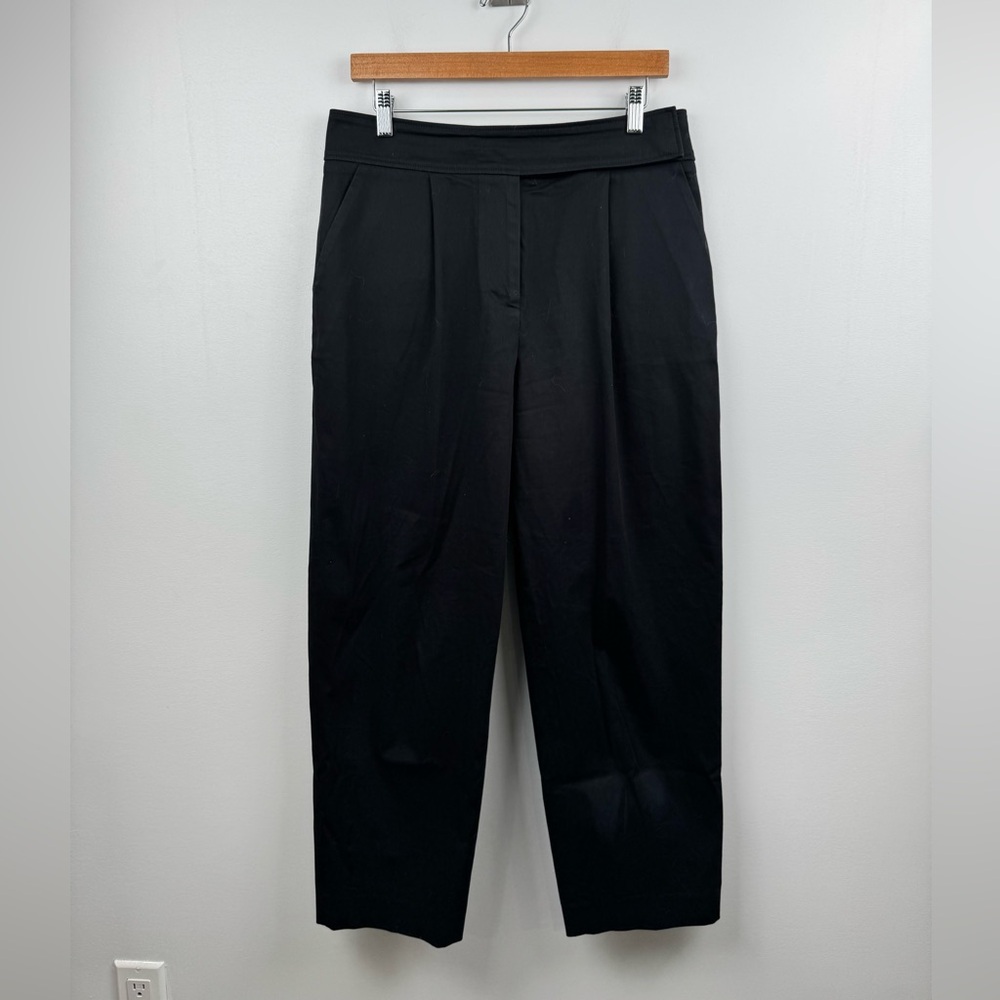 Ba&sh Women Barrel Wide Black Pant Size 3 Large